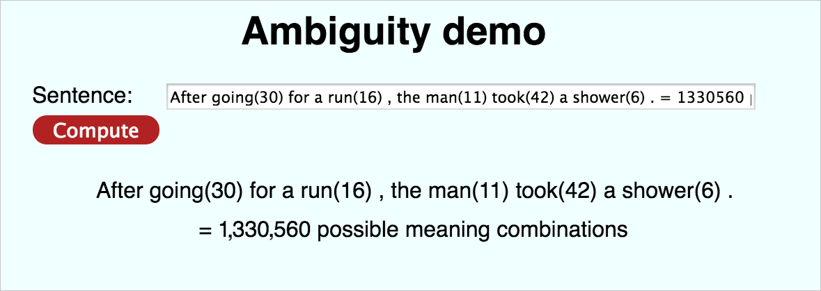 Ambiguity Demo